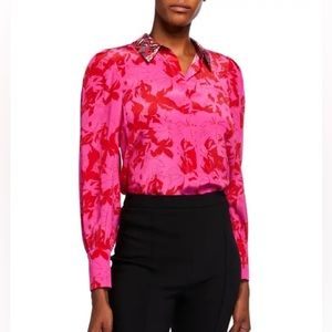 Tanya Taylor Silk Blouse